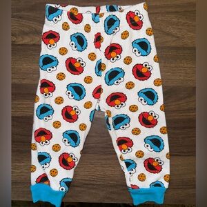 Cookie Monster and Elmo Pajama Pants 18m